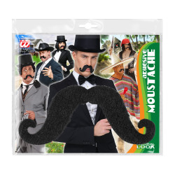 Veľký samolepiaci retro fúzik